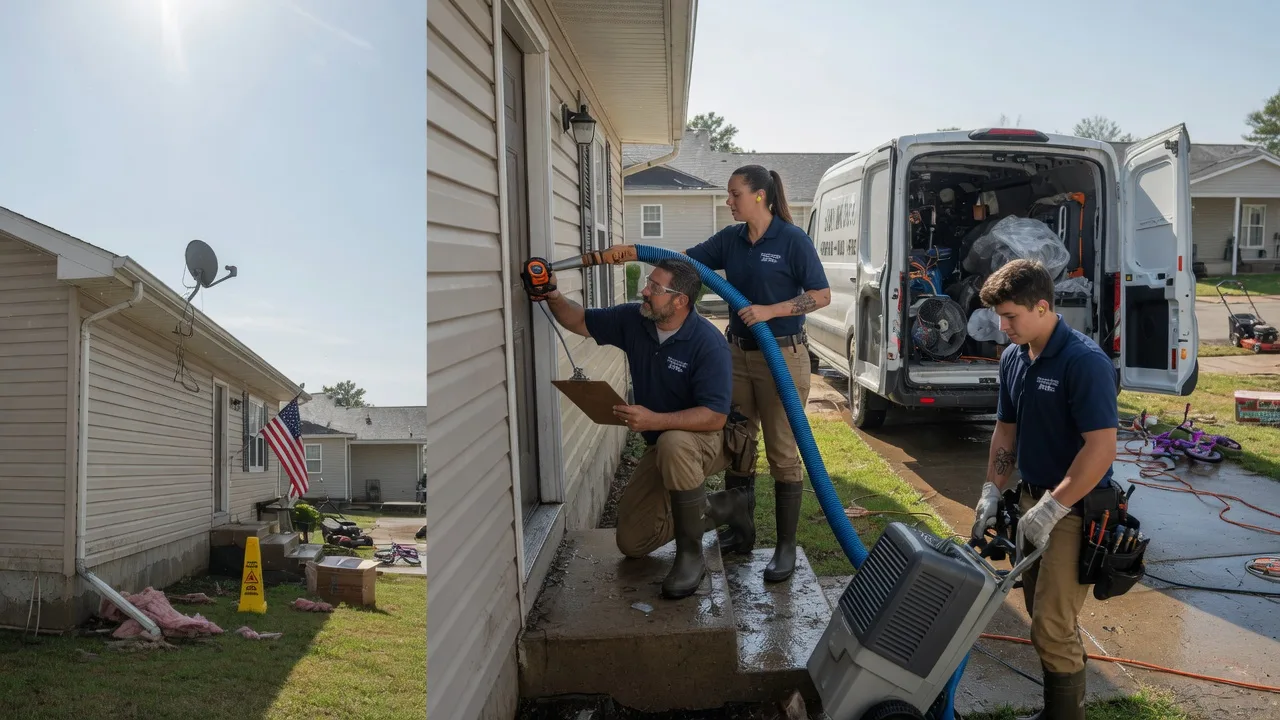 Ceiling Water Damage Restoration in Brooksville, ME near me
